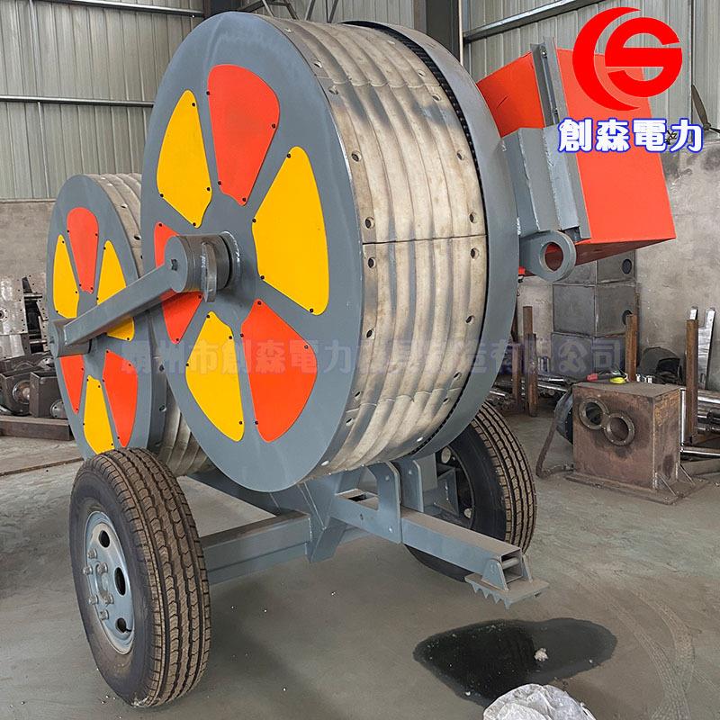 小型液压张力机线路牵张机磨芯式制动牵引机