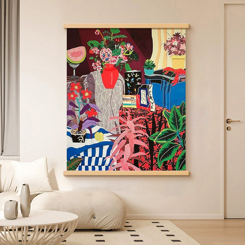 画堂主小众艺术马蒂斯玄关挂画客厅沙发背景墙装饰画抽象餐厅壁画,家居饰品,现代装饰画,淘宝优惠券,粉丝福利购,淘宝优惠卷