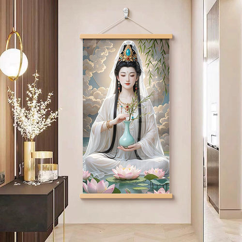 观世音菩萨画像供奉挂画