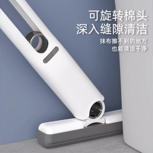 小拖把家用清洁免手洗海绵吸水懒人小拖把 厨房茶几手持折叠式