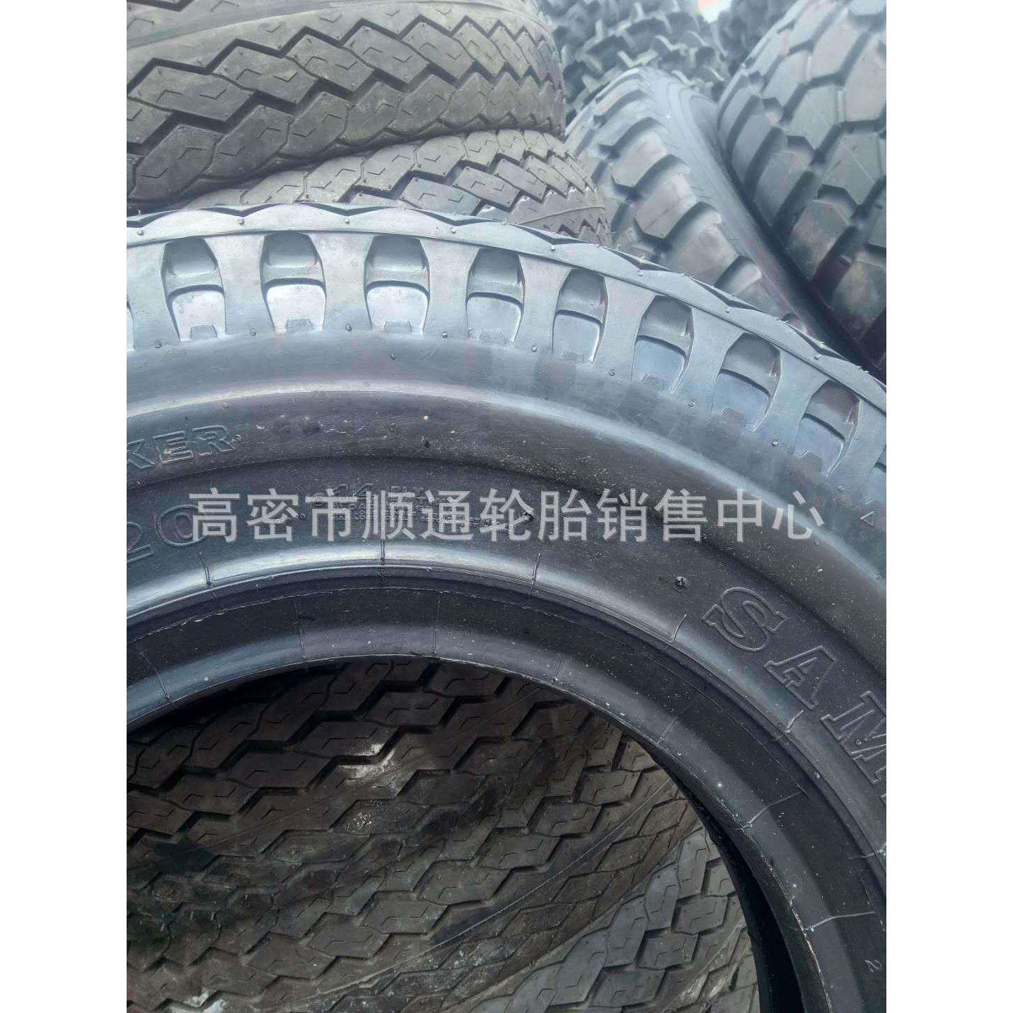 水曲花纹平板车轮胎 9.00-20 900-20 斜交卡车轮胎环卫车轮胎