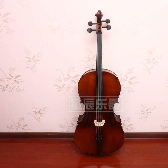 手工成人亚光夹板大提琴 初学者练习儿童大提琴 厂家供应高音质