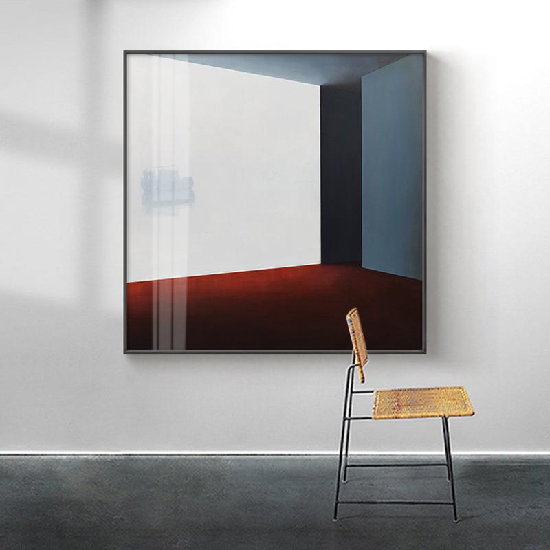 蒂姆埃特尔 小众客厅装饰画组合挂画沙发背景样板房油画设计师画