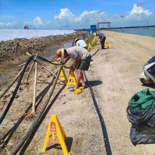 电缆支架托架工地临时绝缘塑料电缆架支架电缆放线架三角脚架