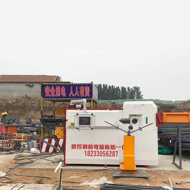4号钢筋弯箍机弯曲机厂家钢筋弯箍机 双线数控弯箍板筋一体机