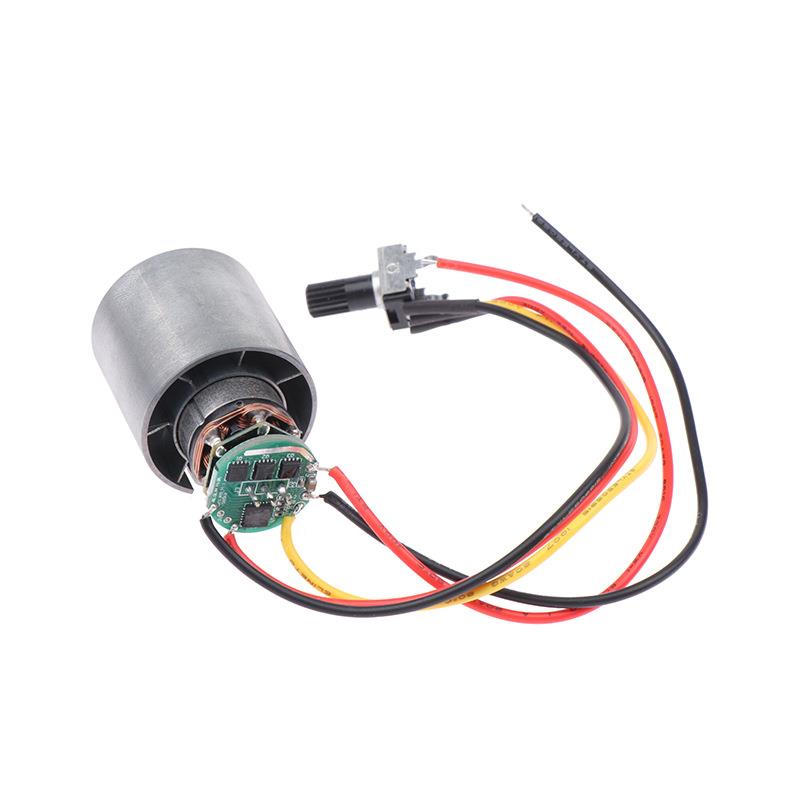 DC 9V 12V 24V 低压无刷涵道风机 5A 10万转高速电机 微型吹风机