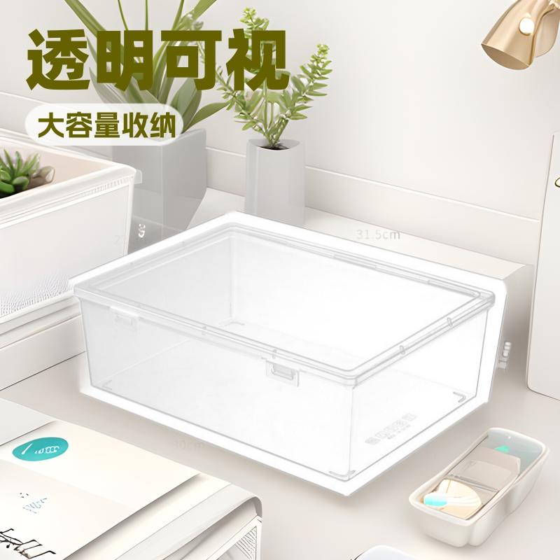 冰箱整理盒收纳盒保鲜盒家用厨房专用大容量食物透明塑料加厚带盖