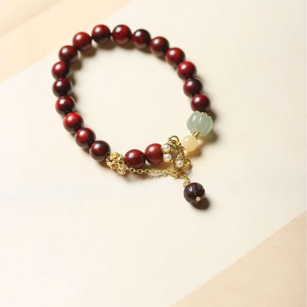 8mm正宗印度小叶紫檀 单圈地摊直播景区供应手串佛珠文玩