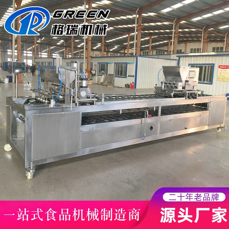 全自动蛋饺机  皮薄馅多蛋饺生产加工流水线  火锅蛋饺成型设备