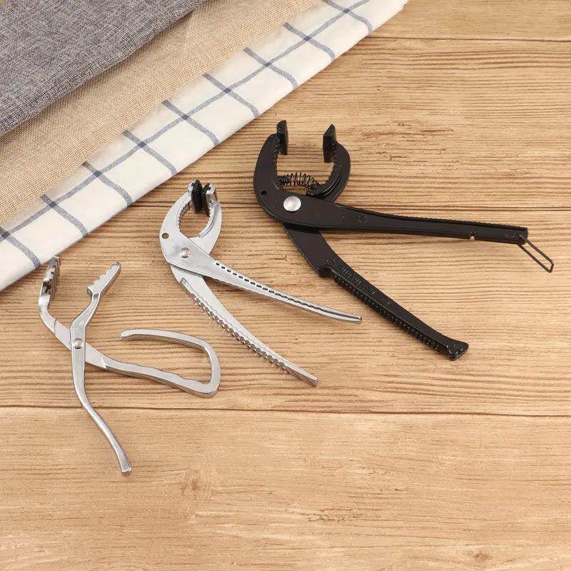 铁板夹砂锅夹石锅夹防滑煲仔钳取碗盘碟夹黑色夹子厨房披萨烤盘夹