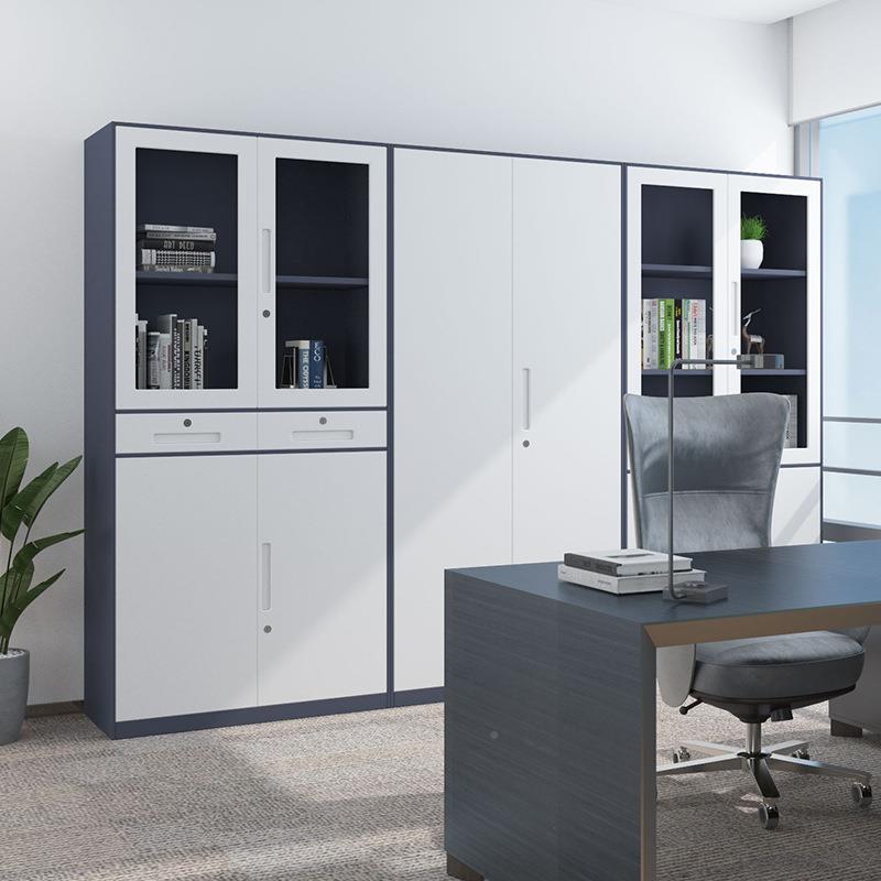 文柜件z001柜办料公室案铁皮带锁资柜钢制档收纳柜财务凭证柜矮储