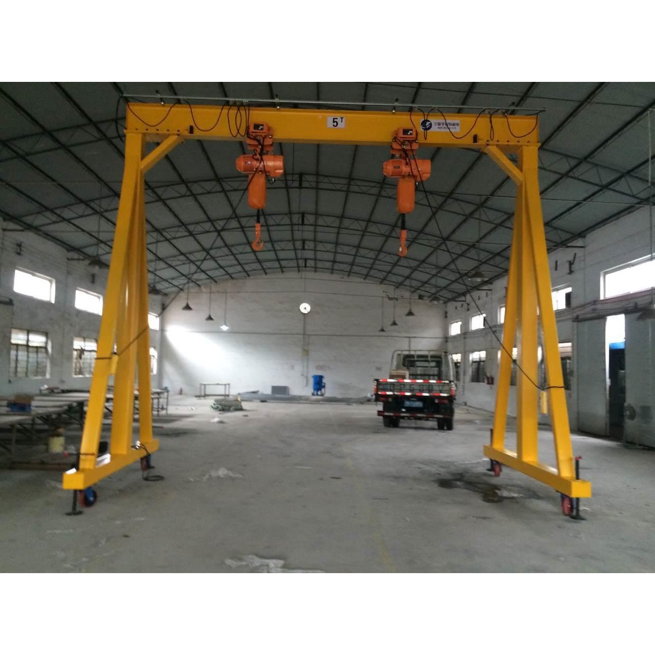 起重龙门架 手推门小重龙门吊电TDG动易升降式起重单梁简起机龙门