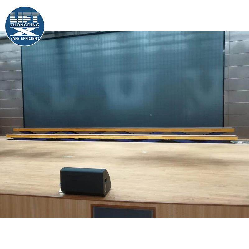 阶梯中鼎升降升降舞台台 梯会议室阶叉升降机合唱剪式剧场舞台升