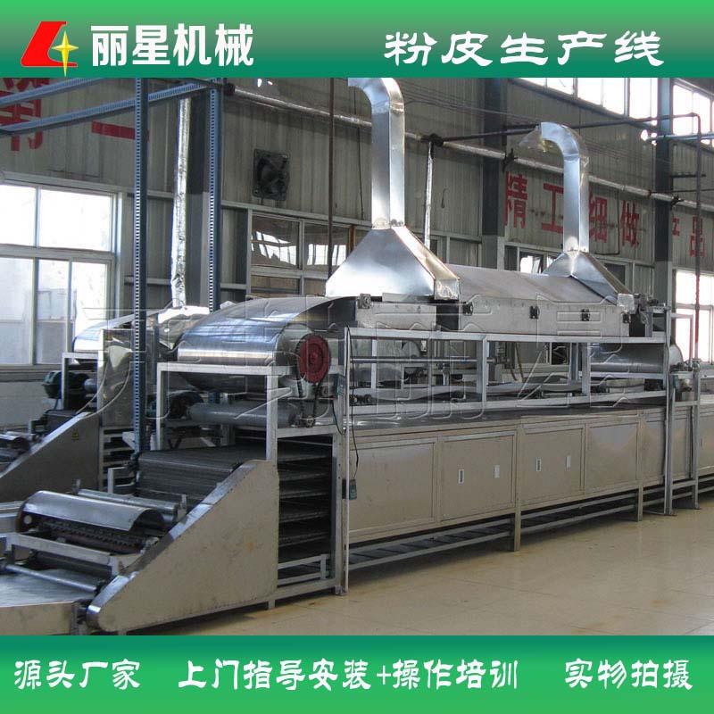 水晶粉皮生产线，圆形粉皮机，铺浆切式粉割工ZFU设备厂皮家丽加