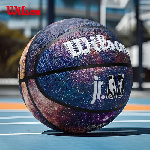 Wilson威尔胜JRNBA系列超轻超软星空青少年儿童5号轻量化篮球刻字