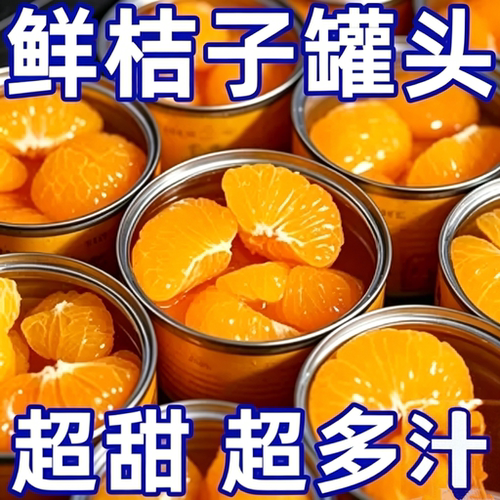 水果罐头新鲜桔子橘子罐头酸甜多