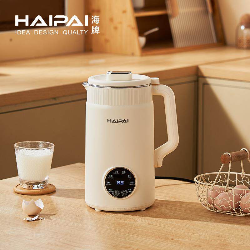 海牌破壁豆浆机1.2L预约免滤无渣多功能辅食烧水米糊免泡直打豆浆