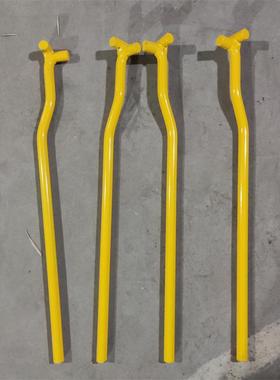 铁路转辙机抬杠抬把J7J9抬杠ZD6转辙机抬把羊角勾转辙机抬把