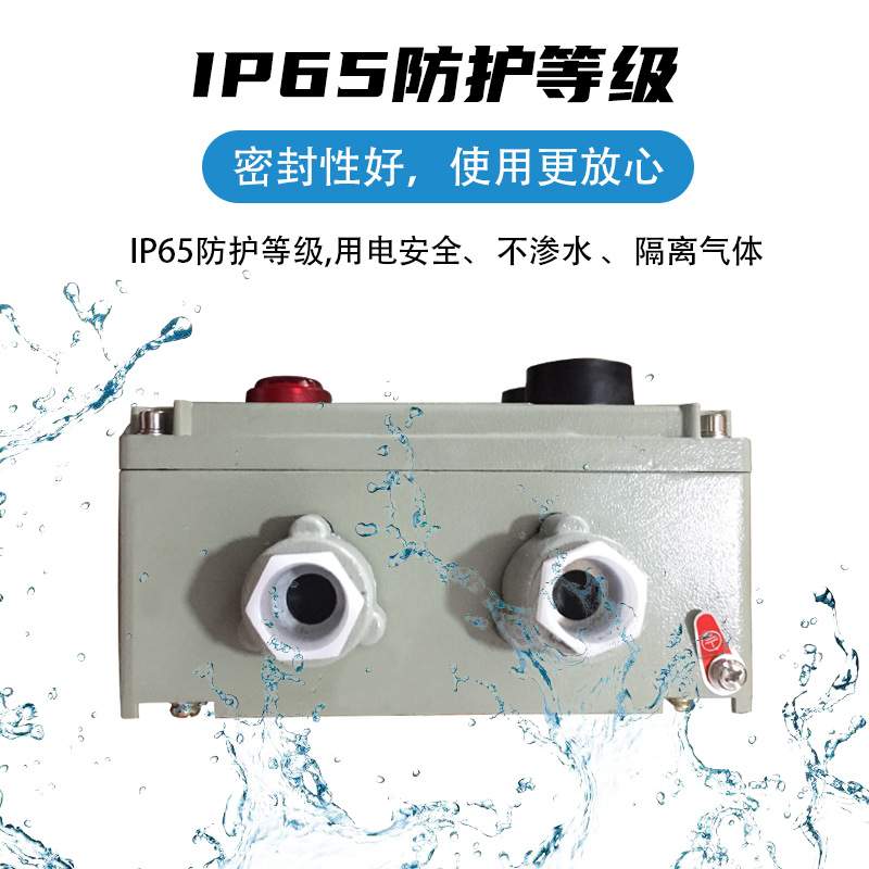 防爆断路器BDZ52铝合金60安隔爆型防爆启动开关漏电23p100A控制箱