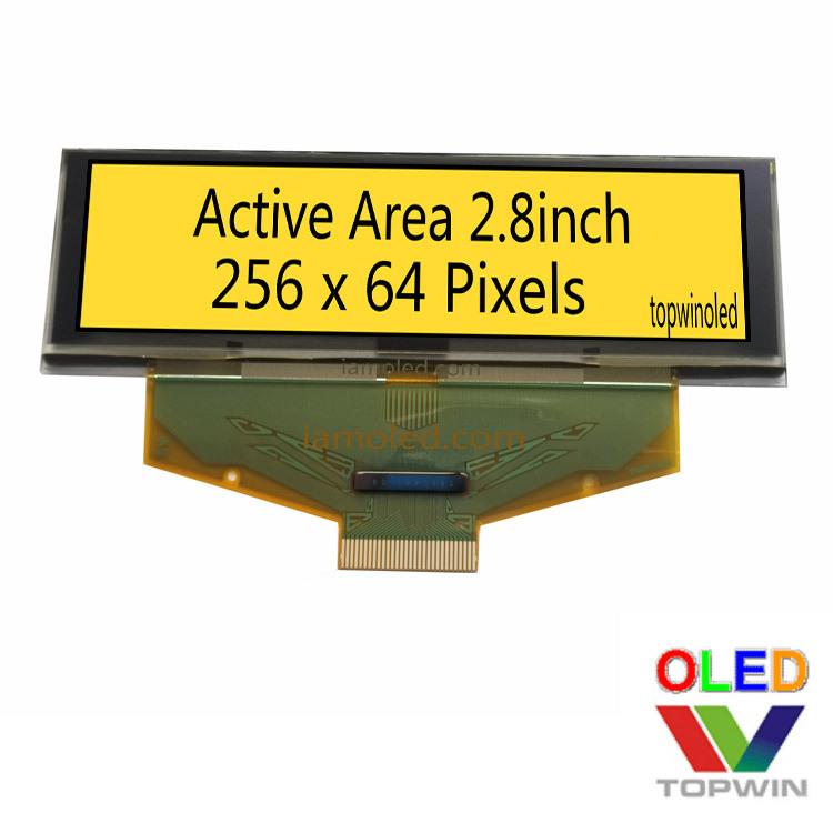 2.8英寸oled液晶2.8寸黄光2.8英寸黄色UG-5664ASYDF01单屏SSD1322