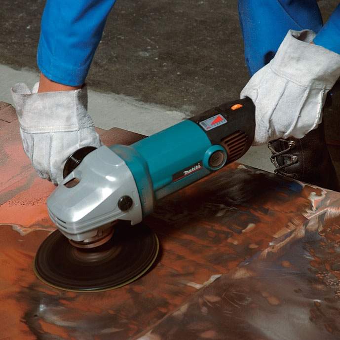 Makita牧田抛光机SA7000C砂光机可调速金属打磨机角向砂纸磨光机