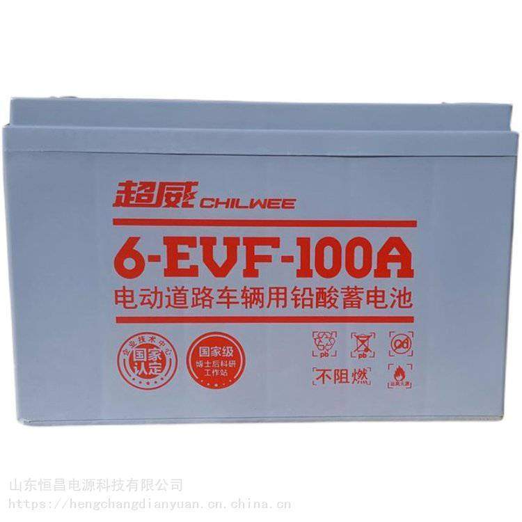 6-EVF-120A蓄电池电动环卫车观光巡逻扫地车免维护12V全型号电瓶