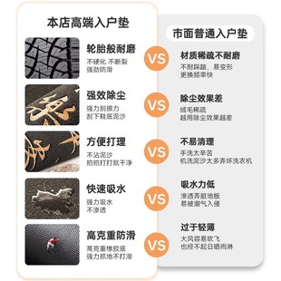 高级耐脏免打理门口脚踏垫 入户门地垫防滑可擦洗进门家用门垫新款