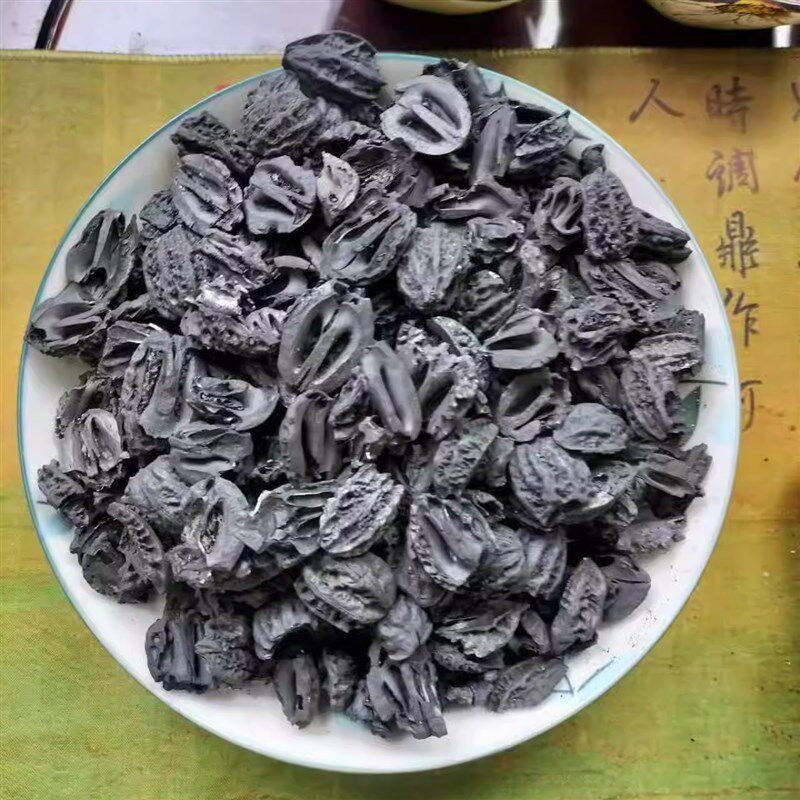长白山野生核桃炭半颗围炉v煮茶炭烤肉烧烤炭核桃碳无烟厂家直销