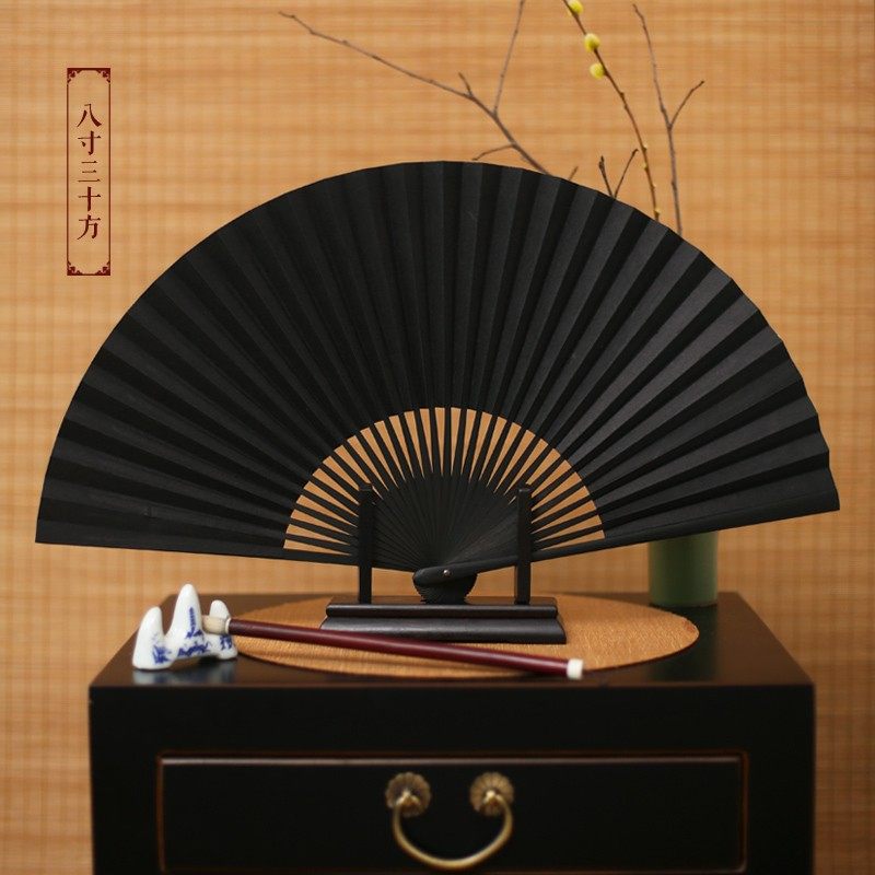 吉善扇子折扇中国风戏曲扇子泥金折扇京剧越剧Q贵妃醉酒表演扇纸