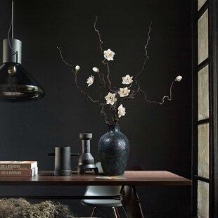 龙枣干枝栀子花术干支花束造型插花客厅I落地干花花束真花装饰文