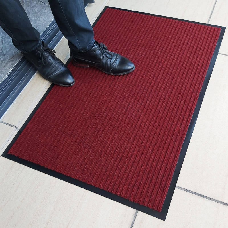 欢迎光临门垫店铺门口o地垫进门防滑脚垫入门除尘迎宾地毯定制log