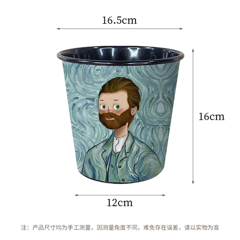 铁艺多功能笔筒创意卡通可爱皮革桌面艺术文具R美术学生画笔收纳