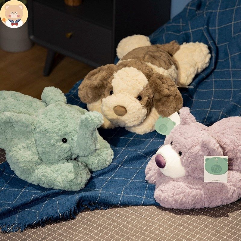 可爱趴趴狗玩偶布娃娃女孩抱睡恐龙公仔抱枕女生睡觉X小狗毛绒玩
