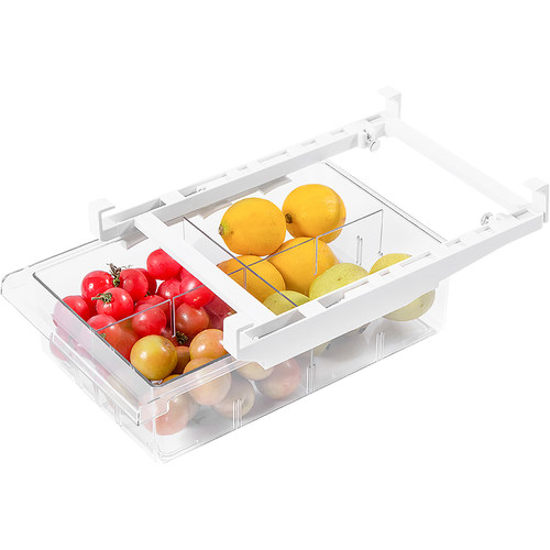 冰箱悬挂a收纳盒冷冻食品储物盒分格整理盒抽屉式蔬菜水果保鲜盒