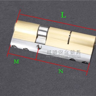 叶片超Cb级防盗门纯铜锁芯家用锁芯安全门锁进户门锁铝合金门锁C