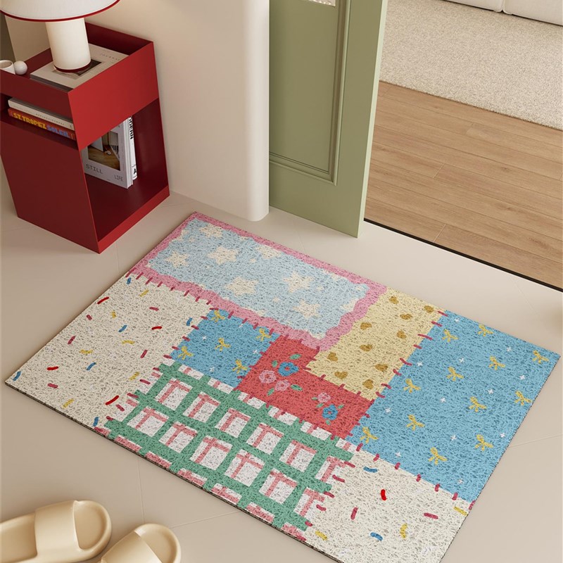 多巴胺入口门g丝圈地垫家用耐磨防滑门垫入口门可定制天津地毯