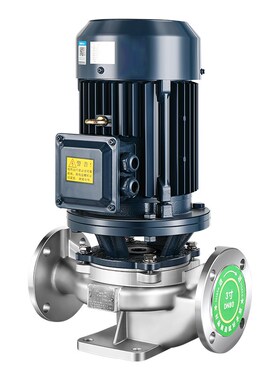 304不锈钢管道泵防腐蚀耐酸碱化工泵380Lv立式离心泵增压泵循环泵