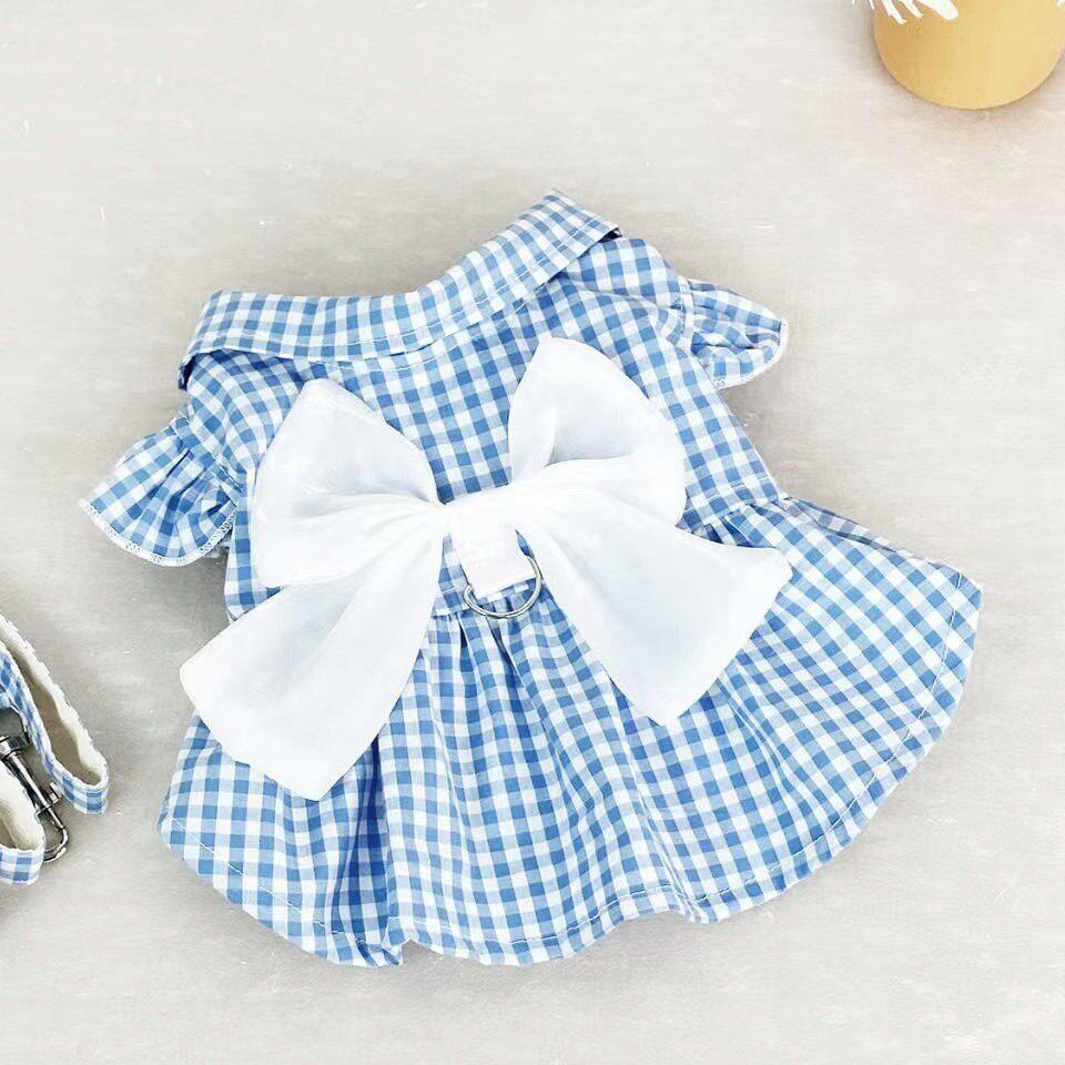 宠物猫夏天裙连衣裙吊带裙狗狗衣服夏季泰迪比熊博美小型幼犬春秋