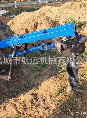 园林绿化种树打洞机直径3拖0-14353米拉机带的树挖坑植机刨坑机