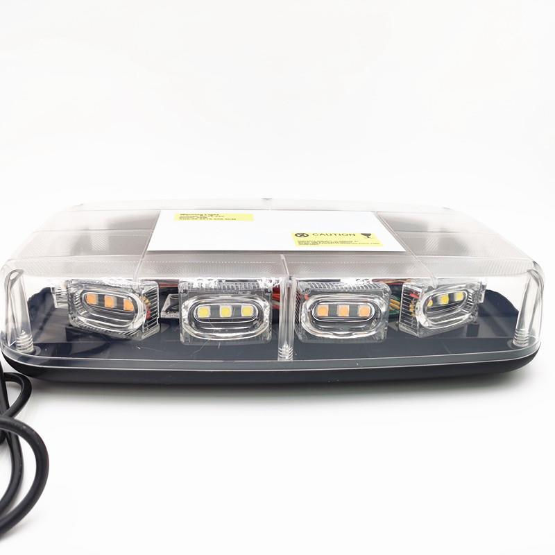 短排警短排30灯示灯0LED吸顶灯爆闪灯汽车EDL闪频3灯强磁车顶灯信