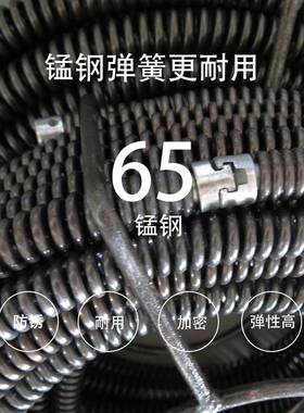 大力神GQ100管疏通机下水道弹簧疏通道器自OBK动管道洗清2机