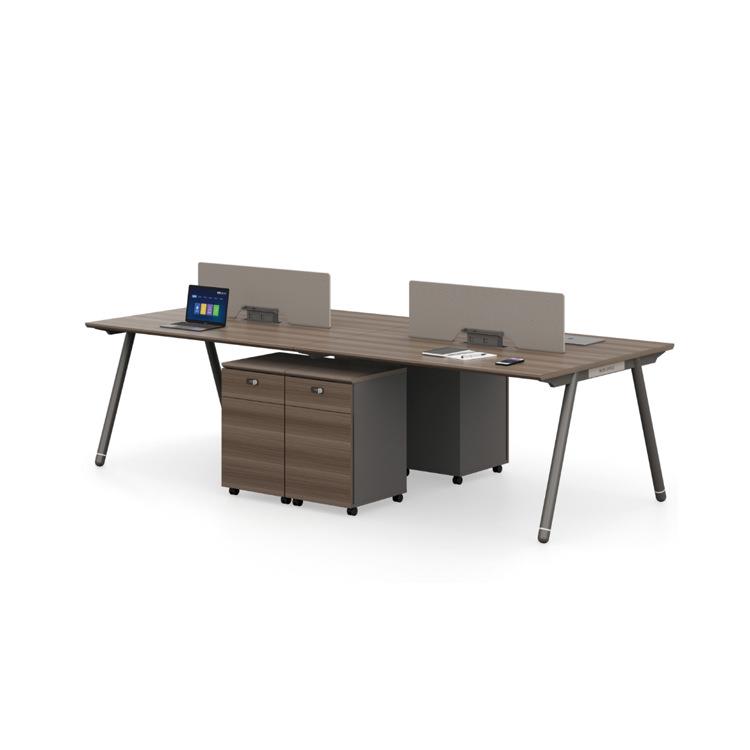 KuiShue巨树四人位职员桌组合办公桌电脑台员工屏风工位卡座