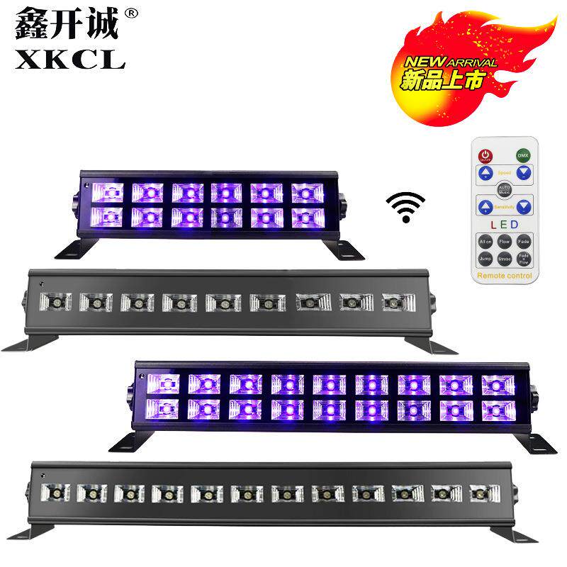 万圣节带遥控UV紫光长条洗墙灯LED台灯帕灯声控舞台灯圣诞灯