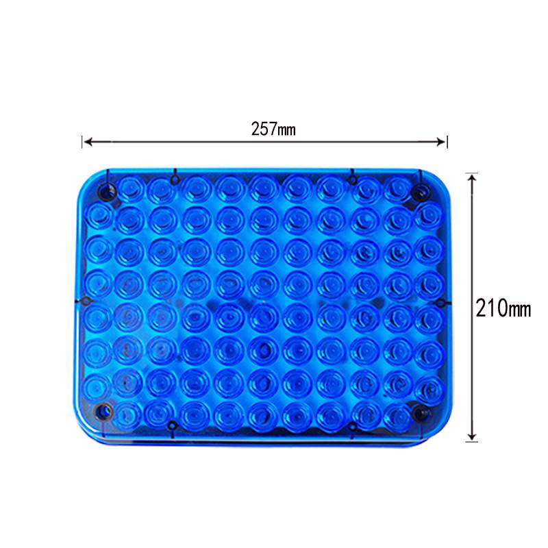 :汽车警示灯大方灯遥控交替红蓝岗亭爆闪频闪灯28E-T8