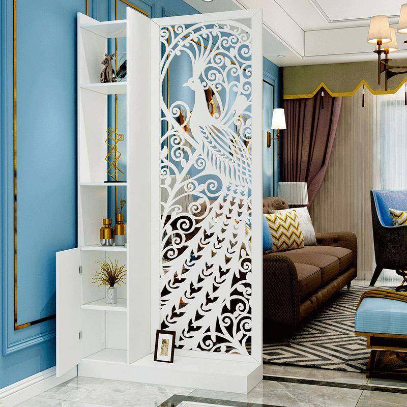 入户进门屏风隔断柜玄关柜客厅简约现代小户型镂空餐厅装饰置物架