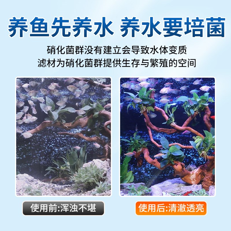 鱼缸滤材净水屋过滤材料水族箱玻璃G陶瓷环活性炭珊瑚骨火山石