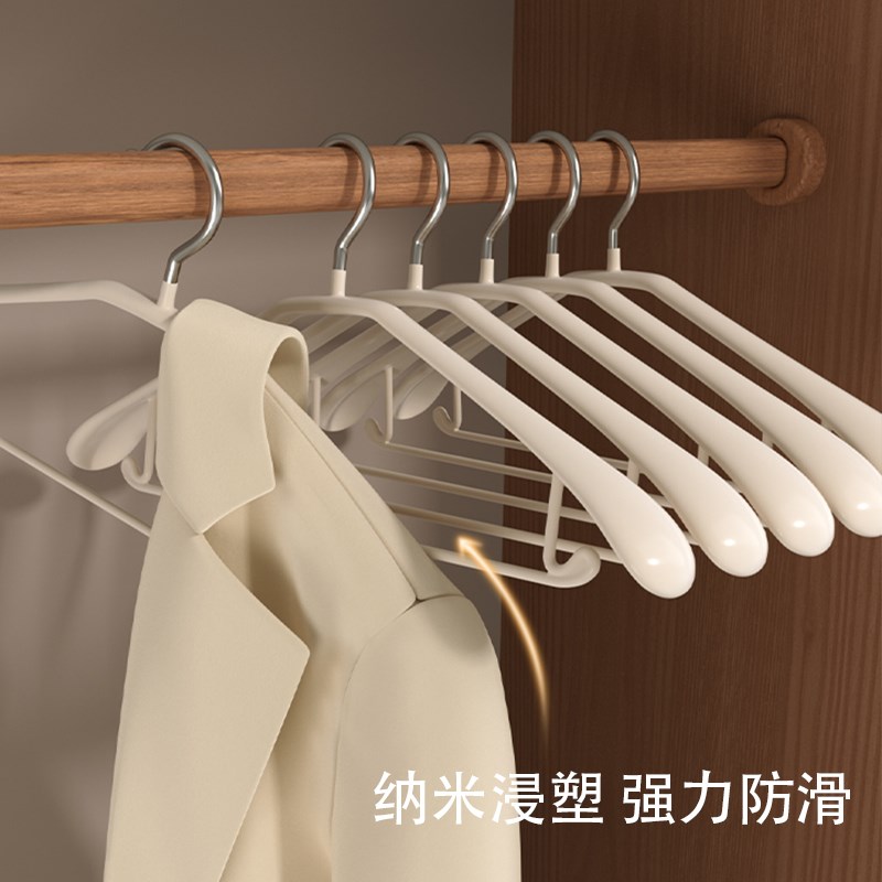 衣架子防肩角家用挂衣不x起包衣柜大衣挂防滑宽肩衣服撑子