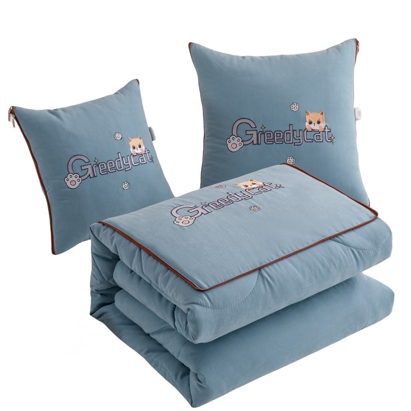 抱枕车用被子两用枕n头被午睡便携高档夏天靠枕车载枕头毯子二合