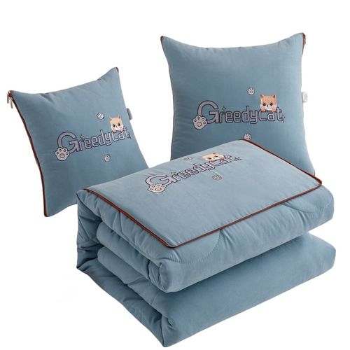 抱枕车用被子两用枕n头被午睡便携高档夏天靠枕车载枕头毯子二合