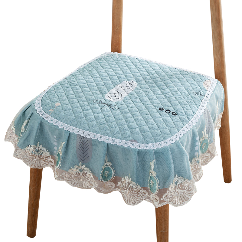 坐垫家用a餐椅垫子椅子屁股垫四季通用欧式餐桌防滑板凳子套罩座